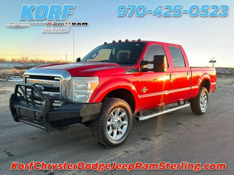 2013 Ford F-250 Super Duty for sale at Tony Peckham @ Korf Motors in Sterling CO