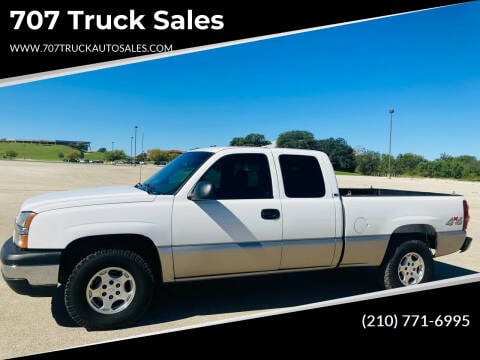 2003 Chevrolet Silverado 1500 for sale at 707 Truck Sales in San Antonio TX
