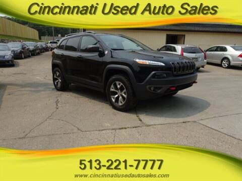 2017 Jeep Cherokee for sale at Cincinnati Used Auto Sales in Cincinnati OH