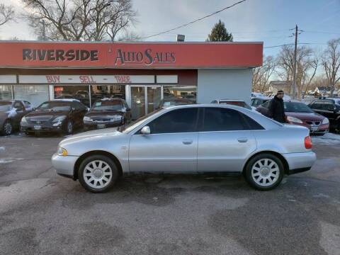 2001 Audi A4 for sale at RIVERSIDE AUTO SALES in Sioux City IA