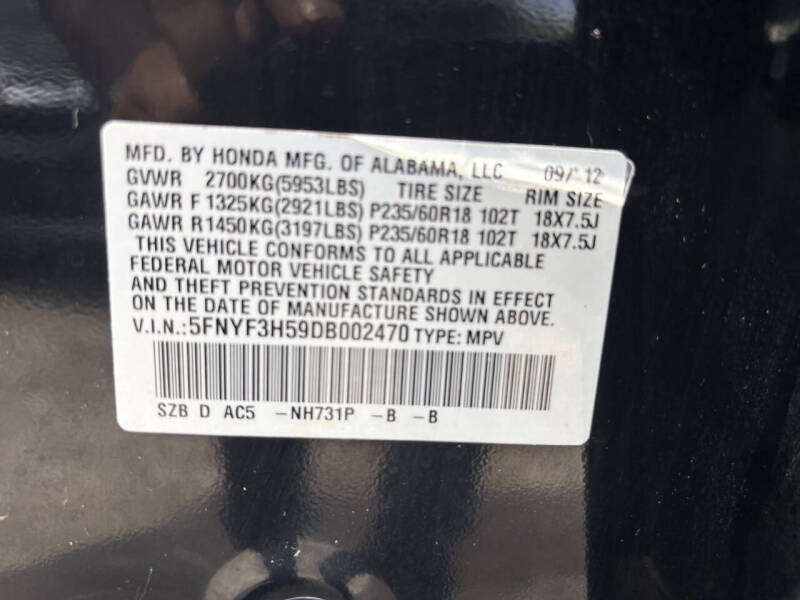 2013 Honda Pilot EX-L