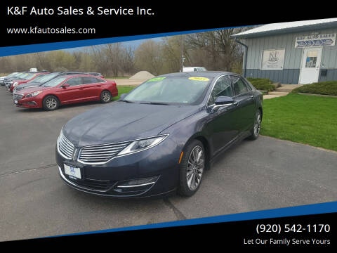 2013 Lincoln MKZ for sale at K&F Auto Sales & Service Inc. in Jefferson WI
