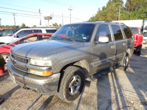 2001 Chevrolet Tahoe for sale at SCOTT HARRISON MOTOR CO in Houston TX