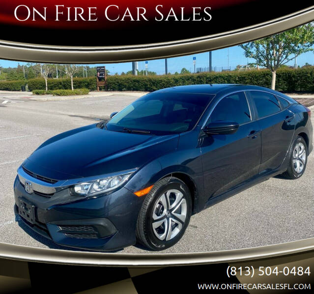 2016 Honda Civic for sale at On Fire Car Sales in Tampa FL