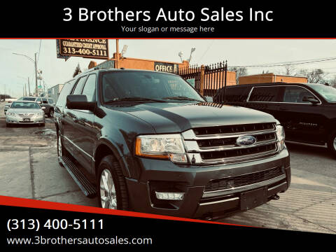 2016 Ford Expedition EL for sale at 3 Brothers Auto Sales Inc in Detroit MI