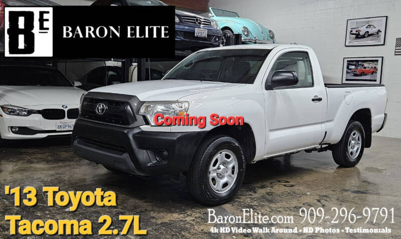 2013 Toyota Tacoma for sale at Baron Elite in Upland CA