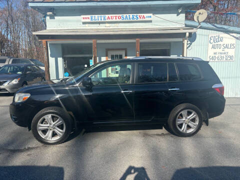 2008 Toyota Highlander for sale at Elite Auto Sales Inc in Front Royal VA