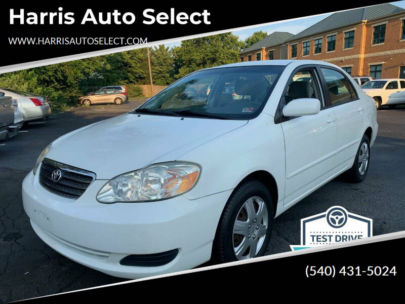 2006 Toyota Corolla for sale at Harris Auto Select in Winchester VA