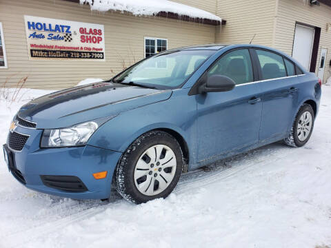 2012 Chevrolet Cruze for sale at Hollatz Auto Sales in Parkers Prairie MN