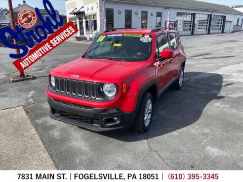 2018 Jeep Renegade for sale at Strohl Automotive Services in Fogelsville PA