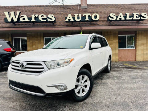 2012 Toyota Highlander for sale at Wares Auto Sales INC in Traverse City MI