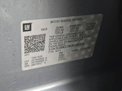 2019 GMC Yukon SLT