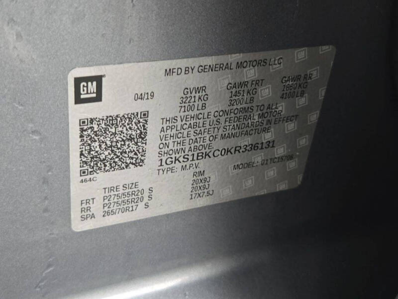2019 GMC Yukon SLT