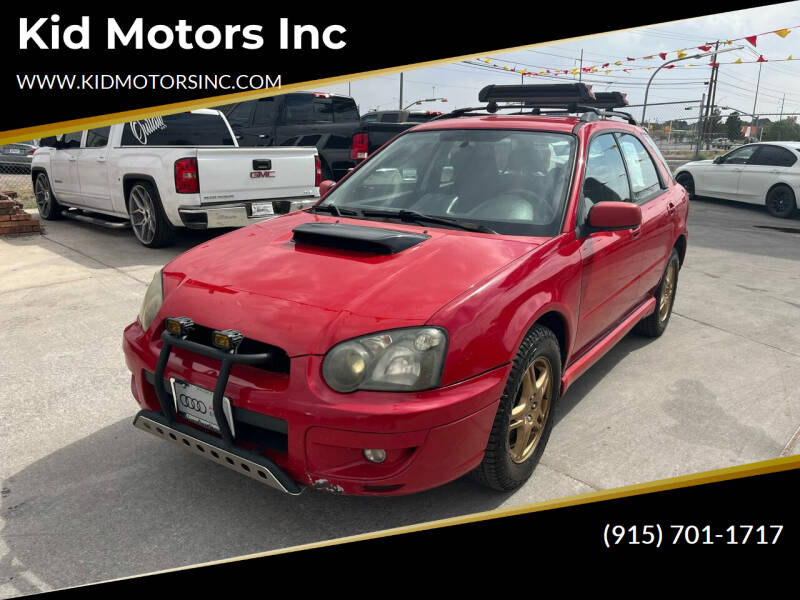 2005 Subaru Impreza for sale at Kid Motors Inc in El Paso TX