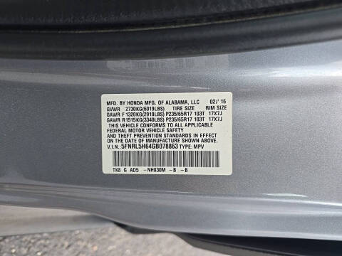 2016 Honda Odyssey EX-L