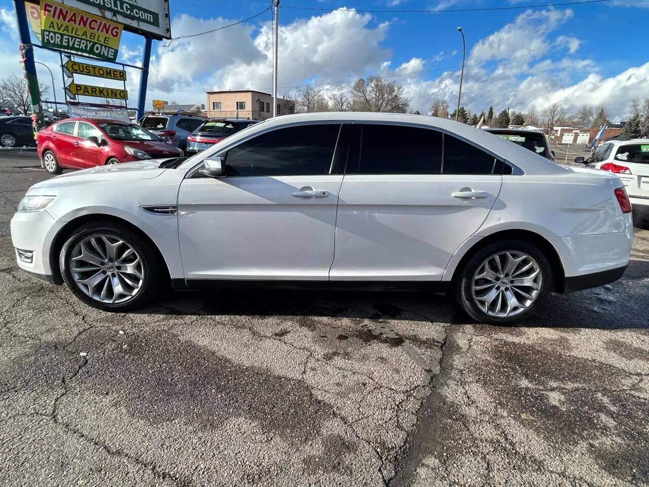 2016 Ford Taurus for sale at GO GREEN MOTORS in Lakewood, CO