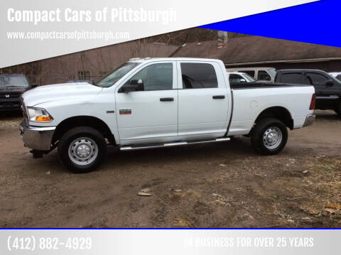 2012 RAM Ram Pickup 2500 for sale at Compact Cars of Pittsburgh in Pittsburgh PA