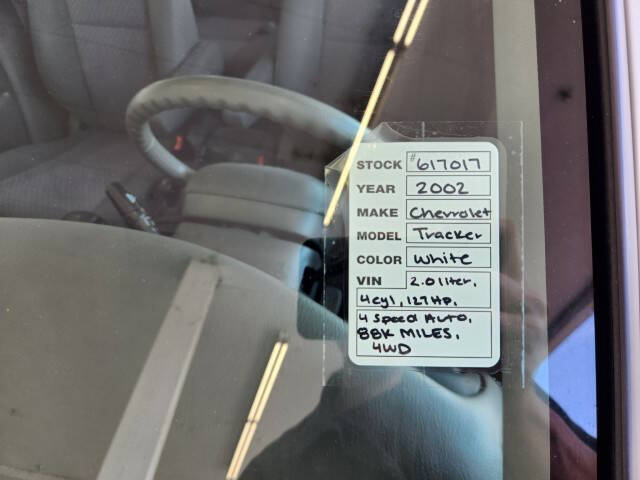 2002 Chevrolet Tracker