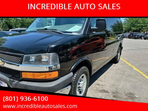 2015 Chevrolet Express for sale at INCREDIBLE AUTO SALES in Bountiful UT