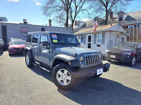 2015 Jeep Wrangler Unlimited for sale at InterCar Auto Sales in Somerville MA