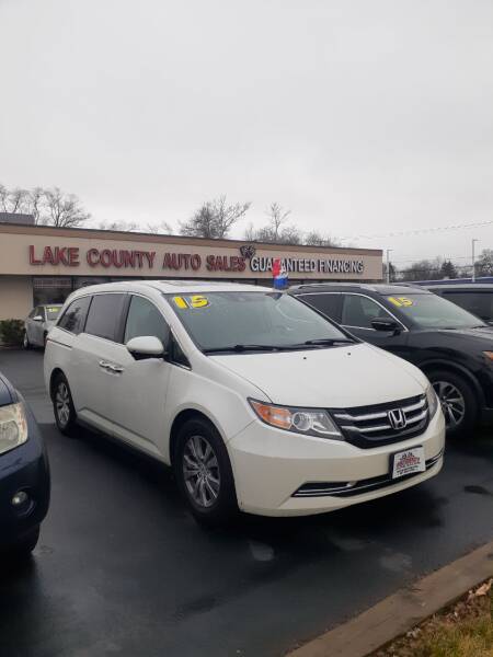 2015 Honda Odyssey for sale at Lake County Auto Sales in Waukegan IL