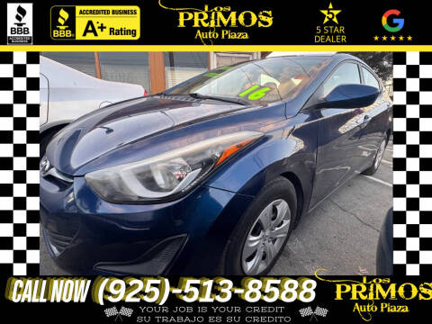 2016 Hyundai Elantra for sale at Los Primos Auto Plaza in Brentwood CA