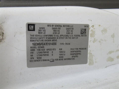 2014 Chevrolet Express 2500