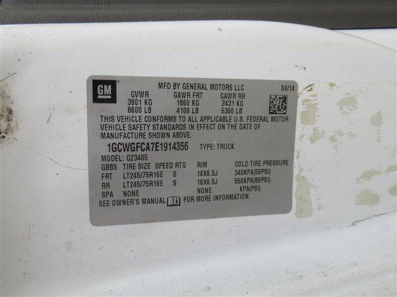 2014 Chevrolet Express 2500