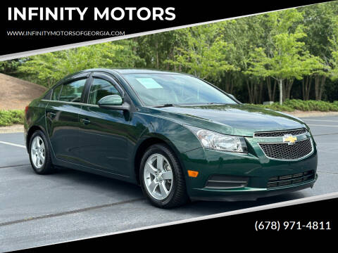 2014 Chevrolet Cruze for sale at INFINITY MOTORS in Gainesville GA