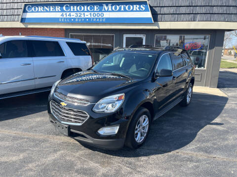 2013 Chevrolet Equinox for sale at Corner Choice Motors in West Allis WI