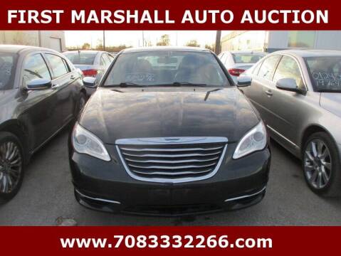 2011 Chrysler 200 for sale at First Marshall Auto Auction in Harvey IL