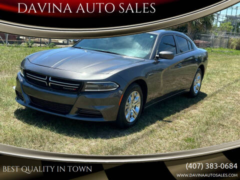 2015 Dodge Charger for sale at DAVINA AUTO SALES in Longwood FL