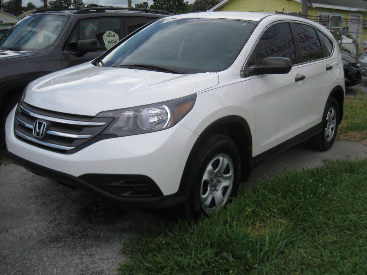 White 2014 Honda CR-V LX LX 4dr SUV 2