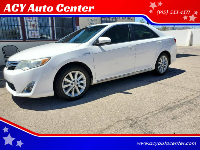 2012 Toyota Camry Hybrid for sale at ACY Auto Center in El Paso TX