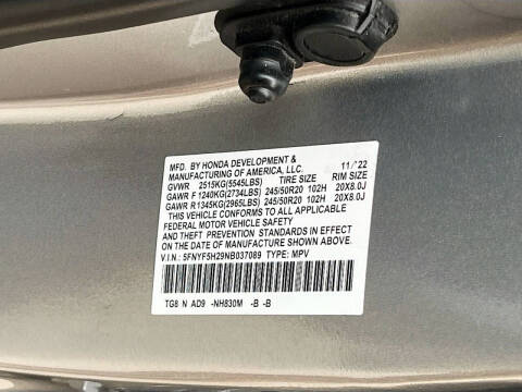 2022 Honda Pilot SE
