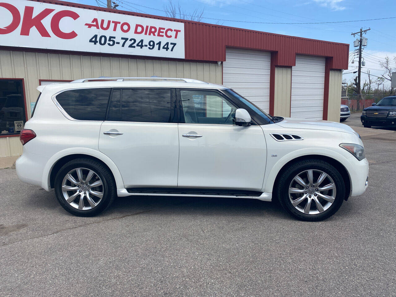 2014 INFINITI QX80 for sale at OKC Auto Direct, LLC in Oklahoma City , OK