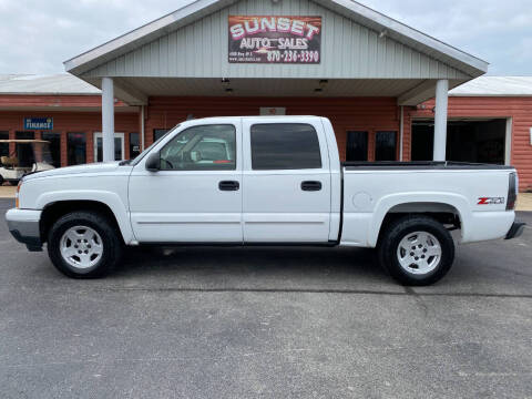 2006 Chevrolet Silverado 1500 for sale at Sunset Auto Sales in Paragould AR
