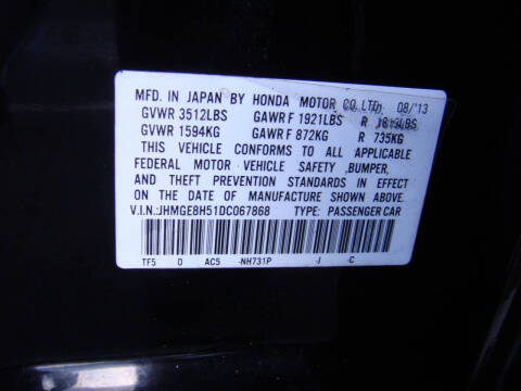 2013 Honda Fit Sport