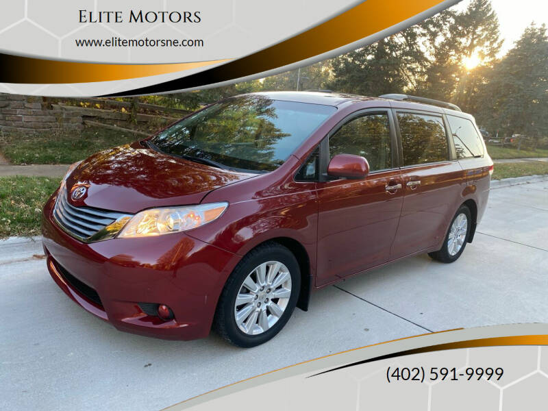 2012 Toyota Sienna for sale at Elite Motors in Bellevue NE