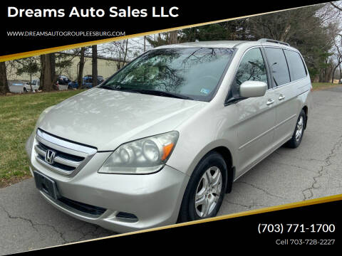 2005 Honda Odyssey for sale at Dreams Auto Sales LLC in Leesburg VA
