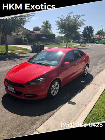 2016 Dodge Dart for sale at HKM Exotics in Corona CA