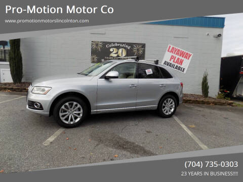 2016 Audi Q5 for sale at Pro-Motion Motor Co in Lincolnton NC