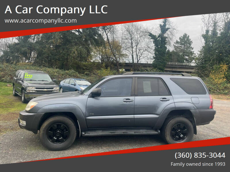 2004 Toyota 4Runner for sale at A Car Company LLC in Washougal WA