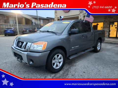 2013 Nissan Titan for sale at Mario's Pasadena in Pasadena TX