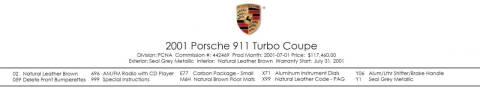 2001 Porsche 911 Turbo