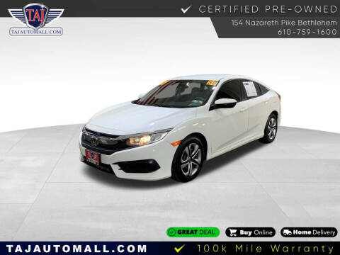 2017 Honda Civic for sale at Taj Auto Mall in Bethlehem PA