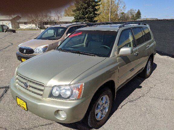 2002 Toyota Highlander for sale at G.K.A.C. Car Lot in Twin Falls ID
