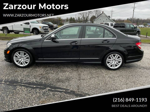 2009 Mercedes-Benz C-Class for sale at Zarzour Motors in Chesterland OH