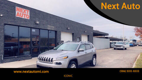 2016 Jeep Cherokee for sale at Next Auto in Mount Clemens MI