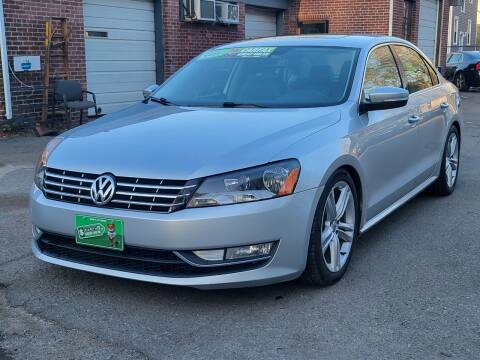 2013 Volkswagen Passat for sale at Emory Street Auto Sales and Service in Attleboro MA